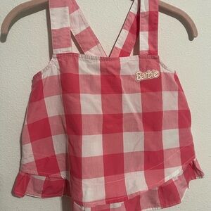 Roxy | Barbie Pink Lemonade Gingham Ocean Way Tank